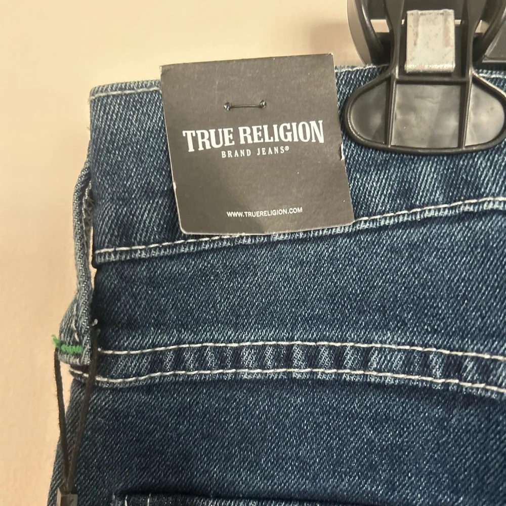 True Religion Dark Blue Men's Straight Jeans‎ 30/34